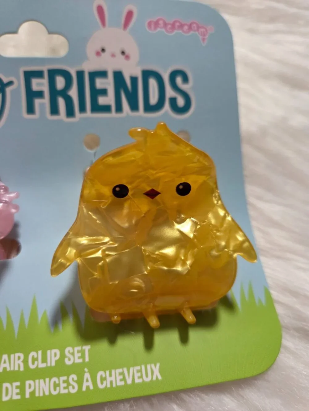 Spring Friends Bunny & Chick Mini Claw Clip Set